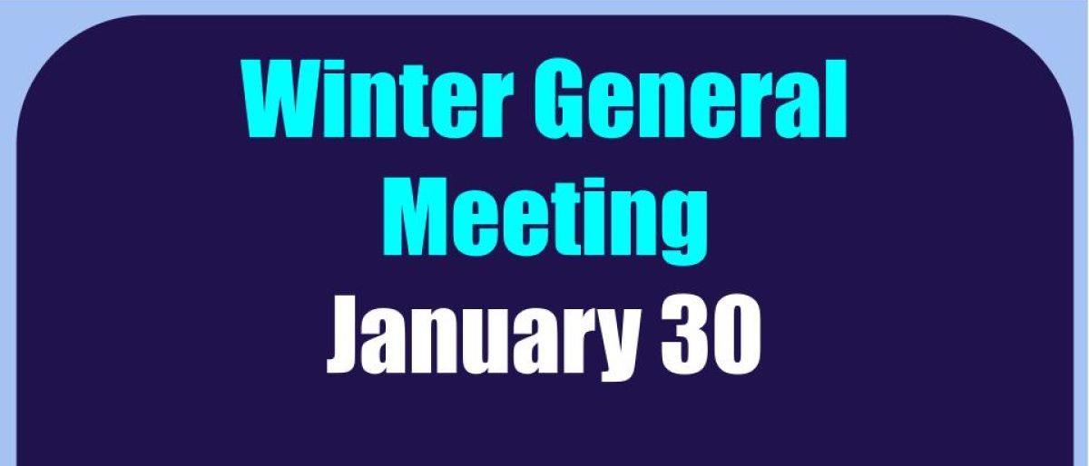 Winter General Meeting